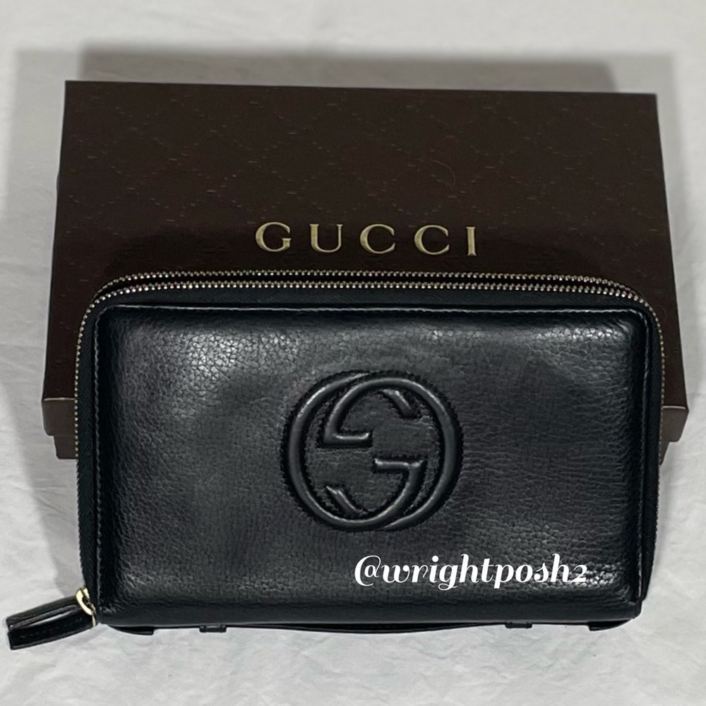 Gucci Soho Cellarius Leather Wallet